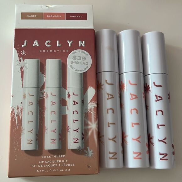 Jaclyn Cosmetics Sweet Glaze Lip Lacquer Kit Liquid Lipstick Lip Gloss - Picture 1 of 8